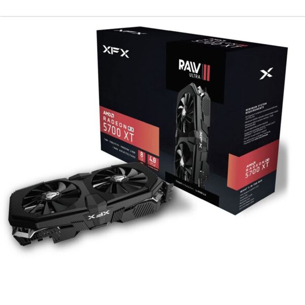 کارت گرافیک XFX مدل XFX RX 5700 XT Raw II 8GB GDDR6 ( در حد نو )